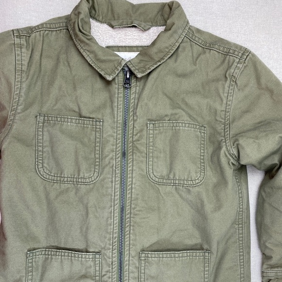 Hanna Andersson Sherpa lined Utility Jacket size 110cm/5 US - Picture 7 of 15